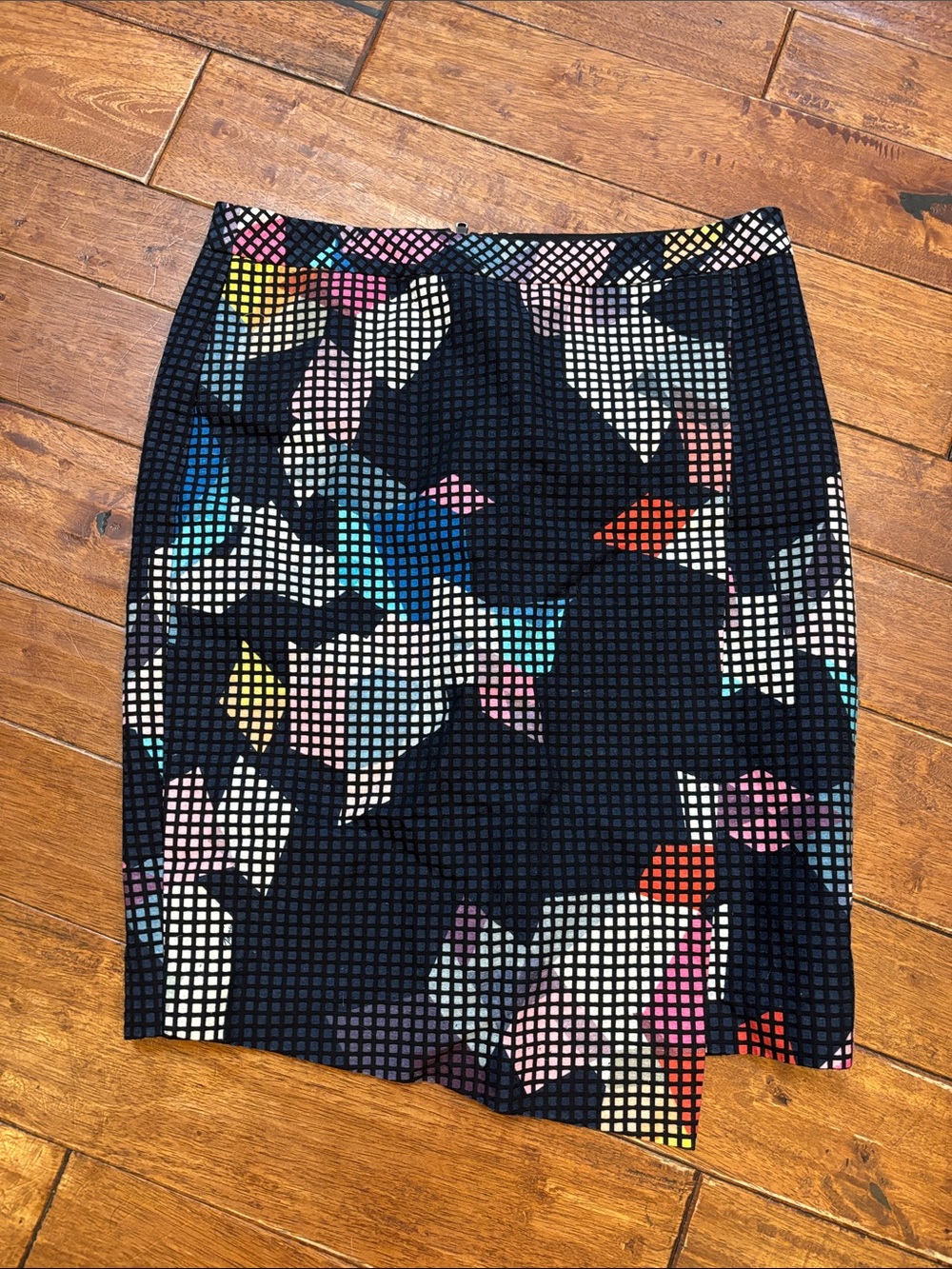 Trina Turk Faux Wrap Geometric Skirt 8